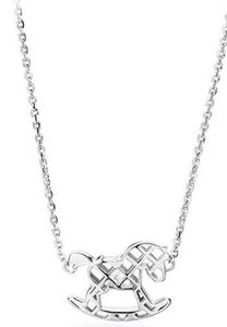 Saldi Collana ROSATO in argento 925 con Zirconi - MF02 - Picture 1 of 1