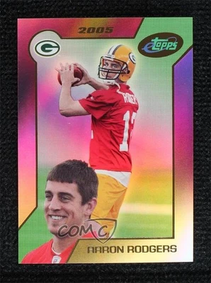 2005 eTopps Aaron Rodgers #57 Rookie RC - Image 1 of 2