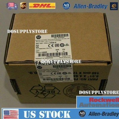 New AB 1763-L16BBB MicroLogix 1100 16 Point Controller 1763L16BBB US Free Tax - Image 1 of 2