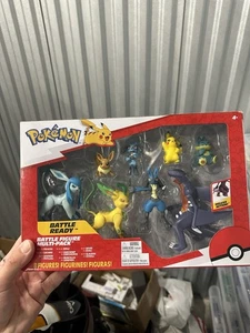 Pokémon | Battle Ready Multi-Pack | 8 Figures | Deluxe Action | Eevee | Pikachu - Picture 1 of 1