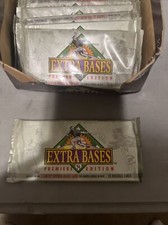 Unopened Pack of 1994 Fleer Extra Bases Premiere Edition! 12 Baseball Cards 🔥
