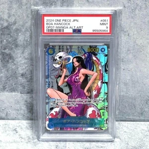 PSA 9 UNA PIEZA Boa Hancock OP07-051 Cómic Paralelo Manga Arte Antiguo Japonés 2024 - Imagen 1 de 3
