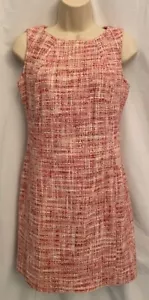 Talbots Damen rosa ANGEPASSTES ärmelloses KLEID - Etuikleid Party Kirche Ostern - Größe 4P - Bild 1 von 6