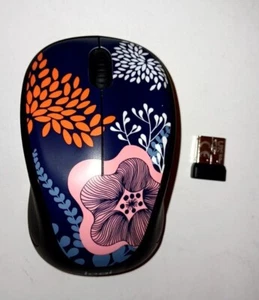 Logitech M317 Wireless Mouse Forest Floral - 910-006552 - USED - Picture 1 of 3