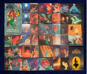 1991 Pro Set Little Mermaid Disney movie Base trading card Set (90) & wrapper - Picture 1 of 2