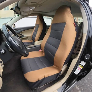 Cubierta de asiento impermeable para Mercedes-Benz GLC respaldo alto lona coyote - Imagen 1 de 5