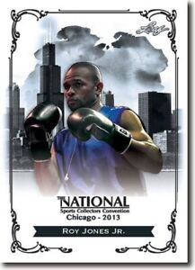 50) ROY JONES JR - 2013 Leaf National Convention PROMO Boxing Card LOT