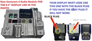 19 20 Dodge Ram Radio NAVIGATION Uconnect-4 Module FOR THE 8.4" DISPLAY OEM - Picture 1 of 6