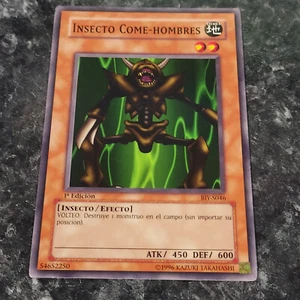 Man-Eater Bug BIY-S046 1st Edition Spanish Yu-Gi-Oh! Nice! - Picture 1 of 2