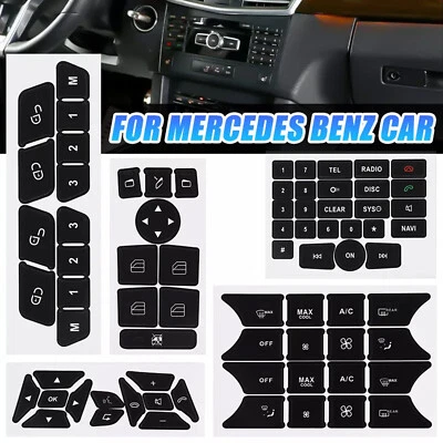 For Mercedes-Benz C200 C250 C300 CLA200 Button Repair Kit Window Switch Sticker - Image 1 of 4