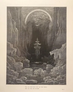 Antiker Seefahrer, Gustave Dore, 1884 Kupferstich antiker Kunstdruck Platte 6 - Bild 1 von 1