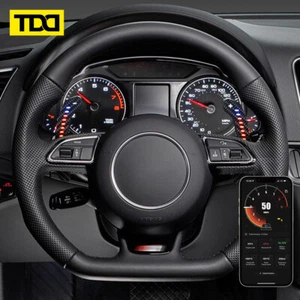 Carbon Fiber Steering Wheel Magnetic LED Paddle Shifters for Audi B8 SQ5 SQ7 SQ8 - Bild 1 von 6