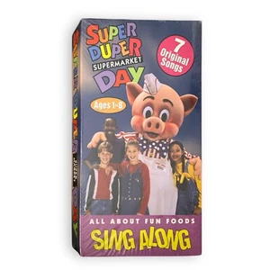 Piggly Wiggly (VHS, 1996) Super Duper Supermarket Day Sing Along SEALED Grocery - Imagen 1 de 2