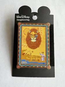 Pin de póster exclusivo de Disney WDI Imagineering elenco HKDL Festival del Rey León - Imagen 1 de 1