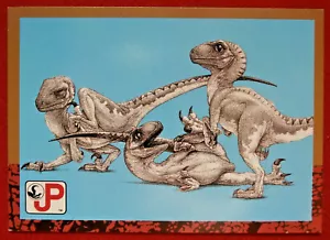 JURASSIC PARK - Card #86 - The Art Of Crash - Raptor Babies - TOPPS 1993 - Picture 1 of 2