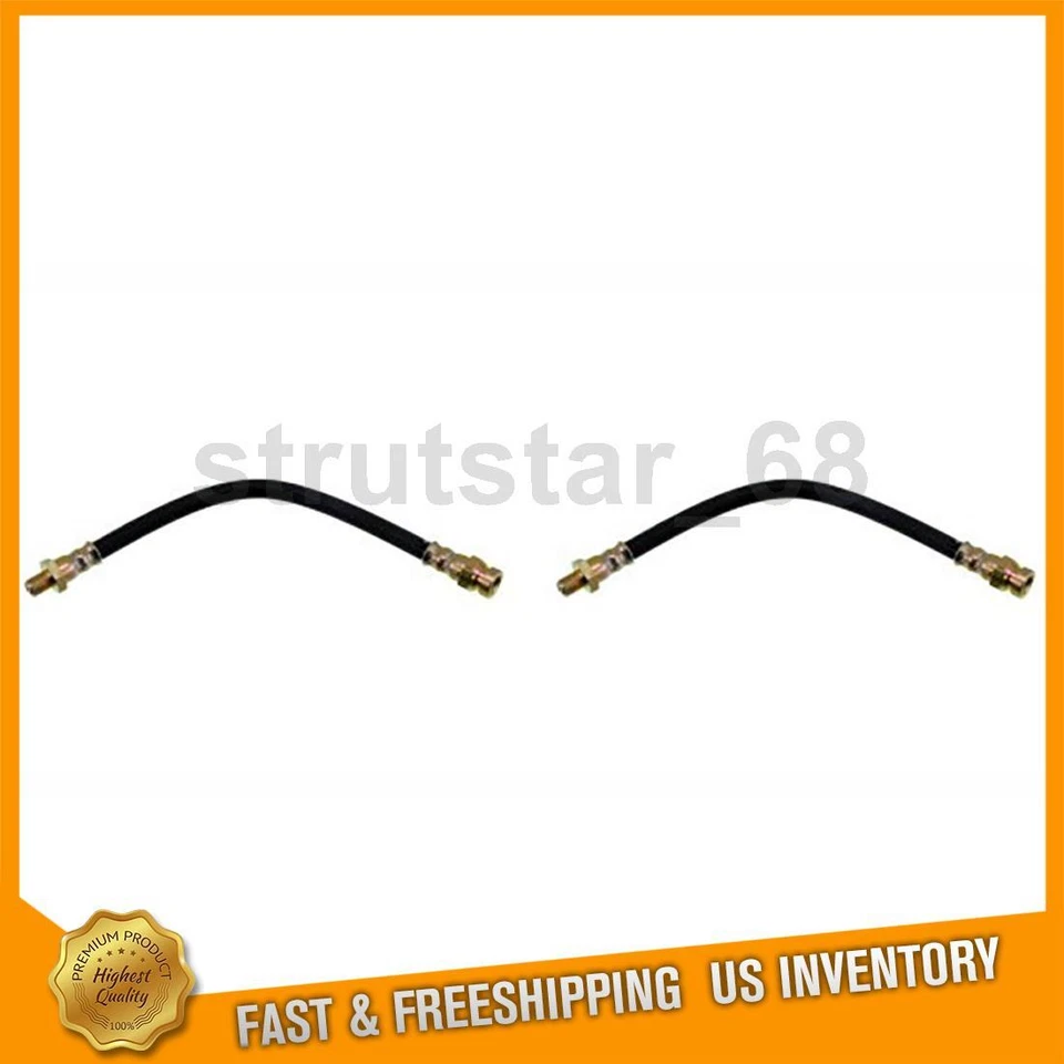 2 mangueiras de freio de linha de freio traseiras compatíveis com 2000 2001 1999 Hyundai Sonata - Imagem 1 de 4