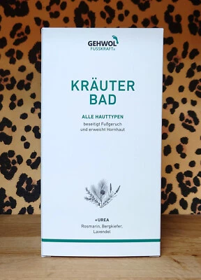 GEHWOL Fusskraft - Kräuter Bad 400 g erweicht Hornhaut, gegen raue rissige Füße