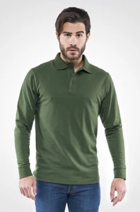 E0406 - Polo BECKER manica lunga 200 g  XS S M L XL 2XL 3XL 4XL personalizzabile - Bild 1 von 10