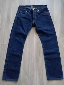 Jeans RRL Doble RL Denim Calce Ajustado Ribete Japonés Para Hombre 32 x 32 Hechos en EE. UU. - Imagen 1 de 10