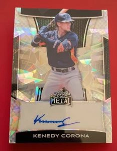 2025 Leaf Metal Baseball #BA-KC2 Kenedy Corona Base Auto /25 Astros - Picture 1 of 5