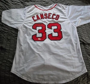 Jose Canseco Boston Red Sox's Signed Custom Jersey JSA Cert. - Picture 1 of 5