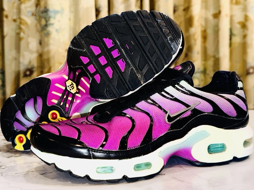 Talla 7Y - Nike Air Max Plus TN (GS) CD0609-300 Aurora/Hipervioleta - Mujer 8.5 Foto 1 de 4