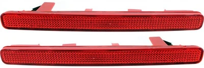 For 2009-2014 TSX Bumper Reflector Front Red Plastic SET PAIR - Imagem 1 de 4