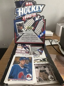 Upper Deck NHL 1990-1991 Hockey Box, Raw Cards 36 Packs Worth!!!! - Picture 1 of 5