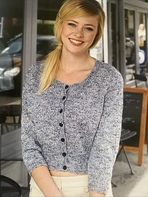 Debbie Bliss Knitting Pattern Cropped Cardigan Juliet Yarn Ladies - Image 1 of 4