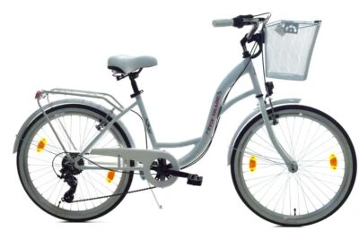 24 Zoll Kinder Mädchen City Fahrrad Bike Rad Mädchenfahrrad Licht STVO 6 Gang - Bild 1 von 4