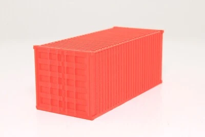 H0 Container Frachtcontainer rot 20 Fuß 1 Stück 1:87 neu und in OVP bahnwaren - Bild 1 von 4