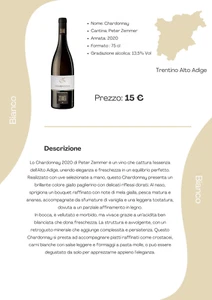 Chardonnay - Peter Zemmer - 2020 - Foto 1 di 1