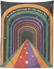 NEW 38” x30” Break On Through To The Other Side Rainbow Retro Vibe Wall Tapestry