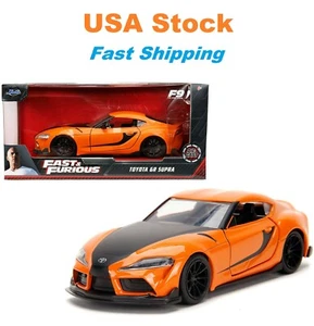 Fast And Furious 2020 Han's Toyota Supra, JADA, Auto giocattolo pressofusa, 5", 1:32, nuova con scatola - Foto 1 di 12