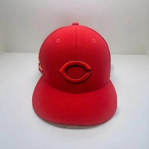 Reds Spring Training MLB Players On Field New Era 5950 Hat Fitted Cap 6 7/8 - Picture 1 of 7