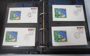 #QQ. SET(64) 1988 AUSTRALIAN EXPO PAVILION POSTMARKS - Picture 1 of 12
