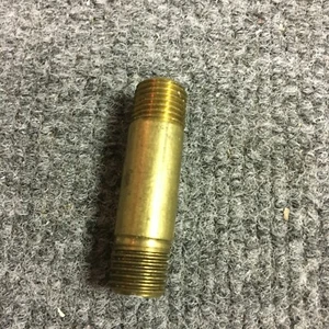 Brass Couplng Nipple 1/8" NPT Male 1.0" Lenght - Picture 1 of 1