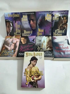 Vampire Paranormal Romance Novels  Nina Bangs Lot Of 9 - Picture 1 of 10