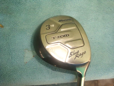 Mizuno T-Zoid #3 Fairway WOOD 15° Blue Rage Forged Exsar Platinum Regular - Image 1 of 4