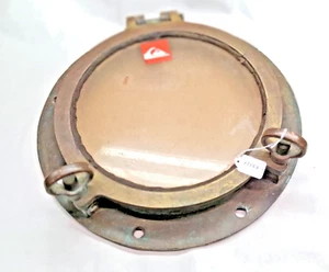 Bronze 12" Vintage Porthole Nautical Ship Boat Window & Wall Porthole - Picture 1 of 4
