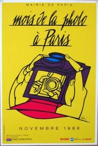 MOIS DE LA PHOTO BY VALERIO ADAMI 1986 ORIGINAL SERIGRAPHIE - Picture 1 of 1