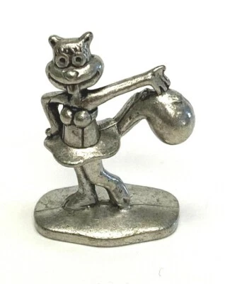 =Pantalones Cuadrados Bob Esponja Estatuilla de Peltre Monopoly Sandy Cheeks Token 2005 Foto 1 de 4