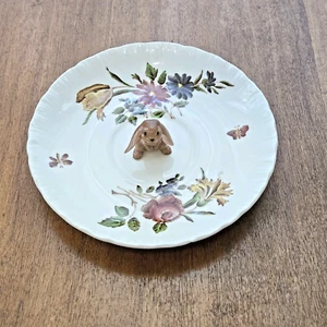 Vintage Schmuckschale aus Wedgwood of Etruria Barlaston Teetasse Teller. Hase. - Bild 1 von 5