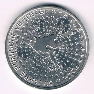 10 Euro Silbermünze 50 Jahre Römische Verträge 2007 - Bild 1 von 2