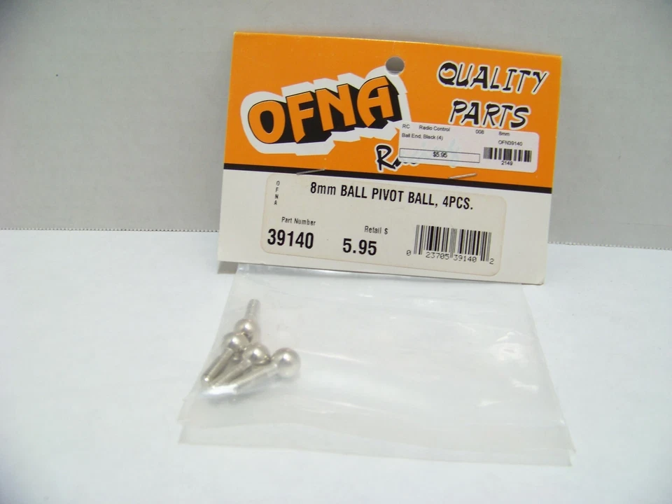 VINTAGE OFNA 39140 8mm PIVOT BALLS, 4 PIECES - Image 1 of 1