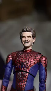 1/12 Smile Andrew Garfield Spider-Man Kopfskulptur für 6'' männliche Actionfigur - Bild 1 von 5