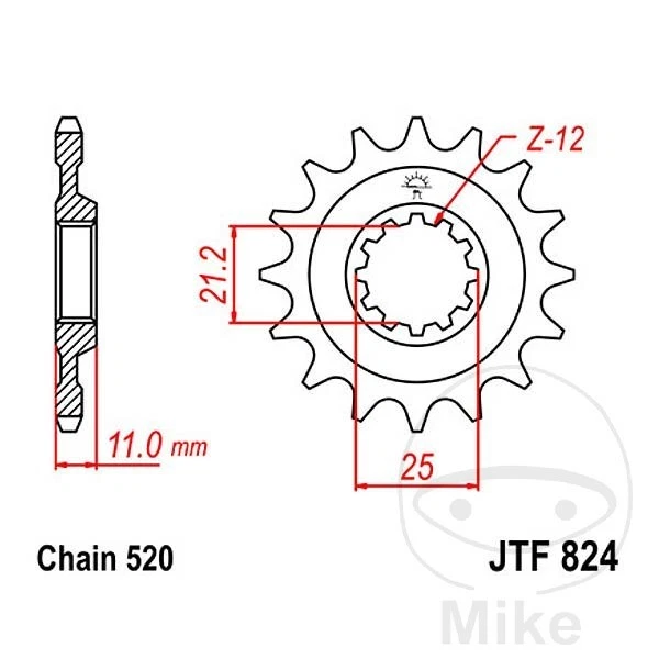 Pinion for Husqvarna TE 450 16 Tooth 2003-2010 - Image 1 of 1