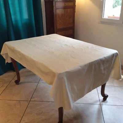 nappe damassée ancienne - Photo 1/3