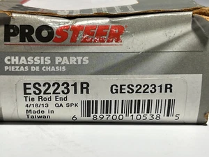 Tie Rod End ES2231R Front Outer Steering 1984-2011 Corvette 2004-2009 Pair 2Pcs - Picture 1 of 5