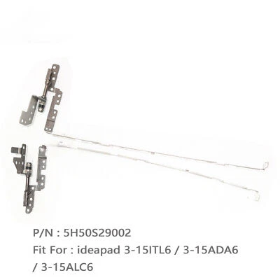 MARKENLOS New for Lenovo ideapad 3-15ITL6 3-15ADA6 3-15ALC6 Screen Lcd Hinges L+R Set